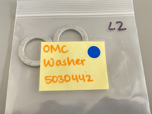 *NEW OEM* (LOT OF 2) 0810 OMC Johnson Evinrude Washer 5030442