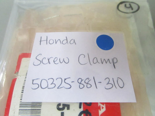 *NEW OEM* 0810 Honda Screw Clamp 50325-881-310