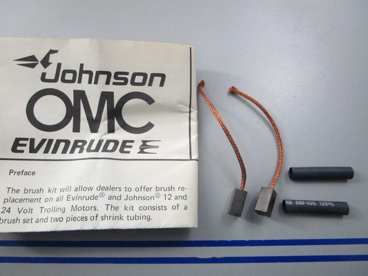 NEW OEM 582407 0582407 OMC Johnson Evinrude Brush Set Assembly 0810
