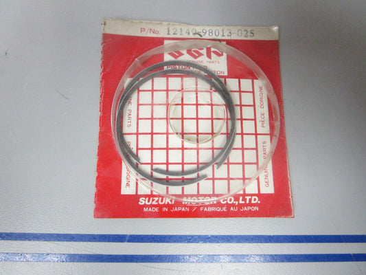 *NEW OEM* 0810 Suzuki Oversize 0.25 Piston Ring Set 12140-98013-025