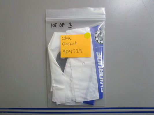 *NEW OEM* (LOT OF 3) 0770 OMC Johnson Evinrude Gasket 909529 0909529