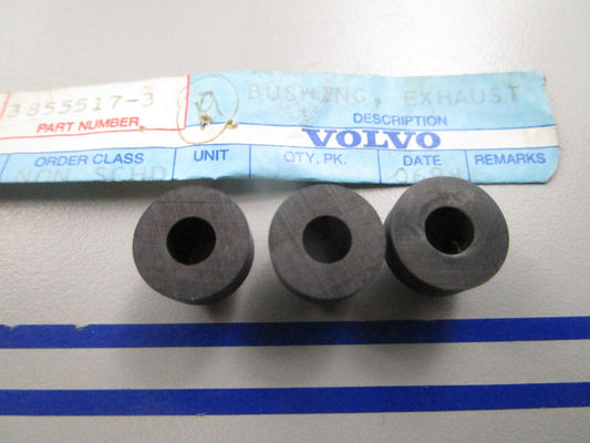 NEW OEM (LOT OF 3) Volvo Penta 3855517 Exhaust Bushing 0810