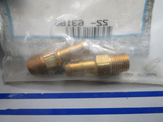 *NEW OEM* (LOT OF 2) 0810 Mercury Quicksilver Fuel Line Fitting 22-63186