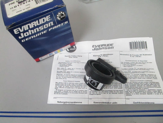 *NEW OEM* 0810 OMC Johnson Evinrude Pre Set Throttle Assembly 174741 0174741