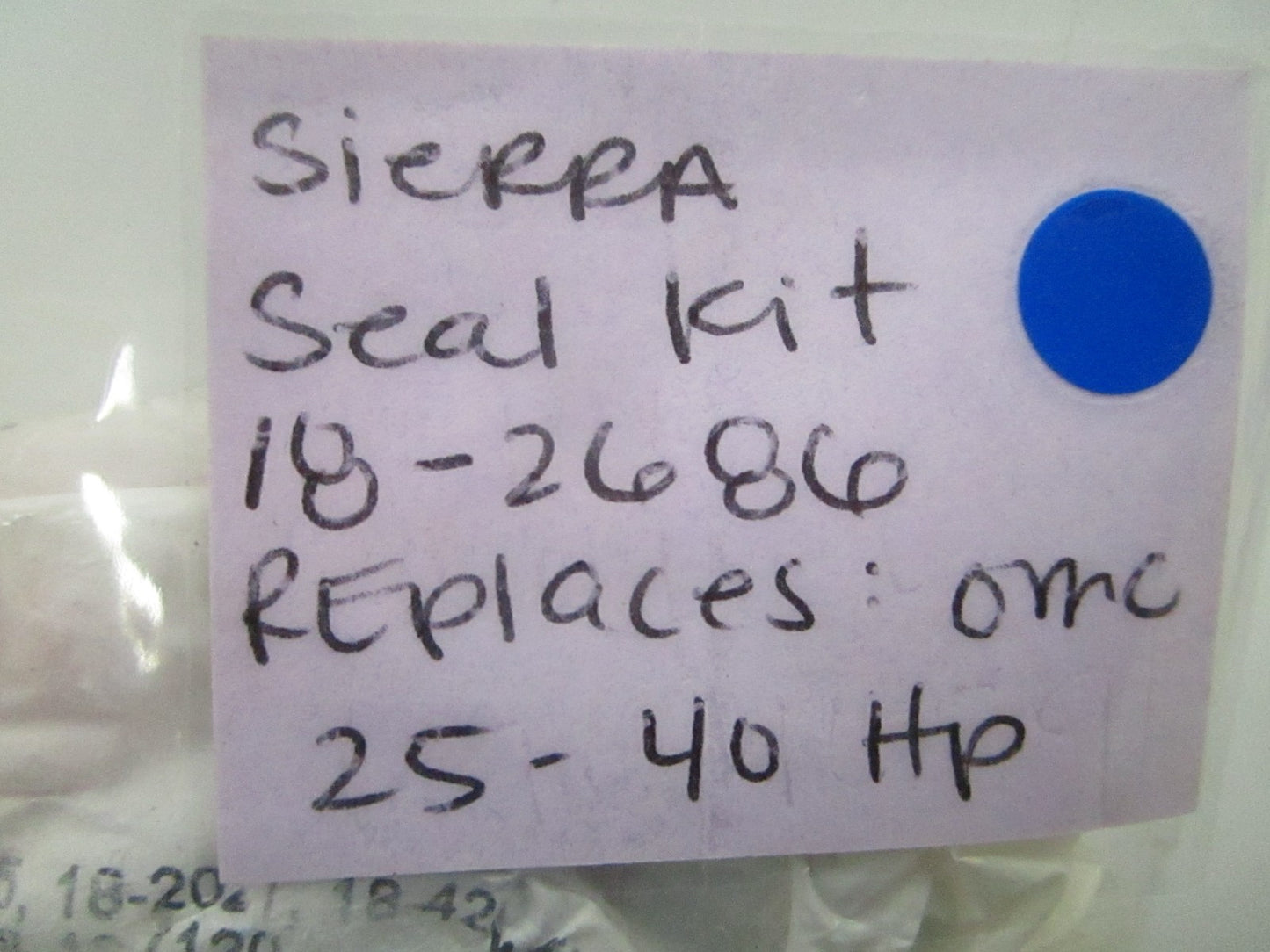 *NEW* 0810 Sierra Seal Kit 18-2686 Replaces: OMC 25-40HP