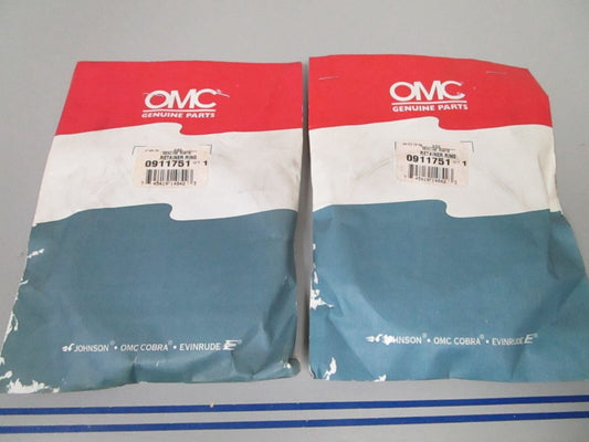 *NEW OEM* (LOT OF 2) 0720 OMC Johnson Evinrude Retaining Ring 911751 0911751