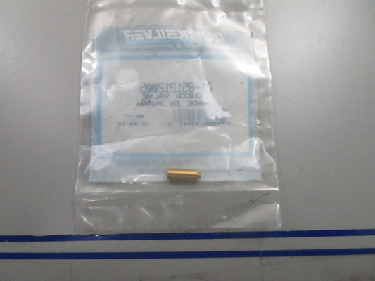 *NEW OEM* 0810 Mercury Quicksilver Check Valve 21-851812005