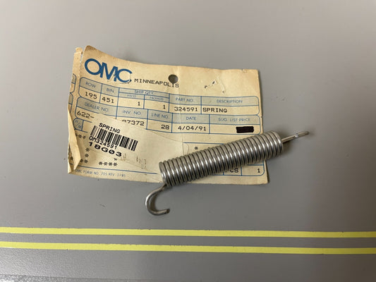 *NEW OEM* 0810 OMC Johnson Evinrude Spring 324591 0324591