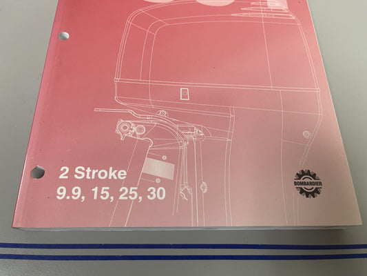 *NEW OEM* 0670 OMC Johnson Evinrude 9.9 15 25 30 HP Service Manual 5005638