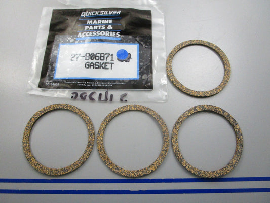 NEW OEM (LOT OF 4) 27-806871 Mercury Quicksilver Gasket 0810