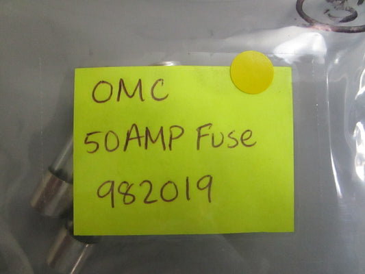*NEW OEM* (LOT OF 3) 0810 OMC Johnson Evinrude 50 AMP Fuse 982019 0982019