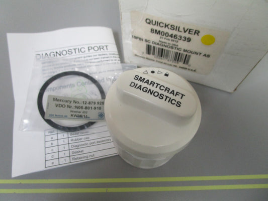 *NEW OEM* 0720 Mercury Quicksilver 10 Pin Smart Diagnostic Mount Ay 8M0046339