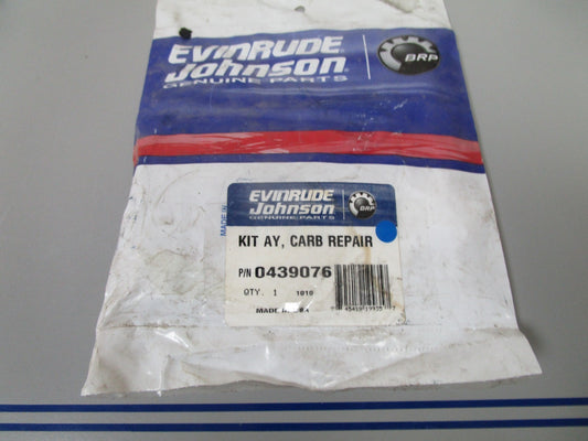 NEW OEM 439076 0439076 OMC Johnson Evinrude Carburetor Repair Kit 0720