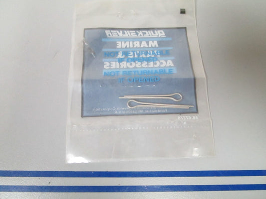 *NEW OEM* (LOT OF 2) 0810 Mercury Quicksilver Cotter Pin 18-45882