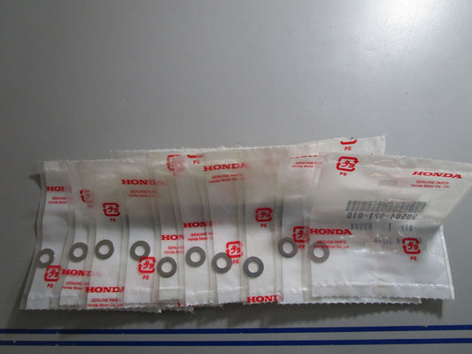 *NEW OEM* (LOT OF 10) 0770 Honda Washer 90504-921-010