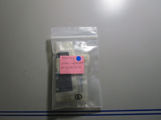 *NEW OEM* 0810 Mercury Quicksilver Screw w/ Washer 10-82407110