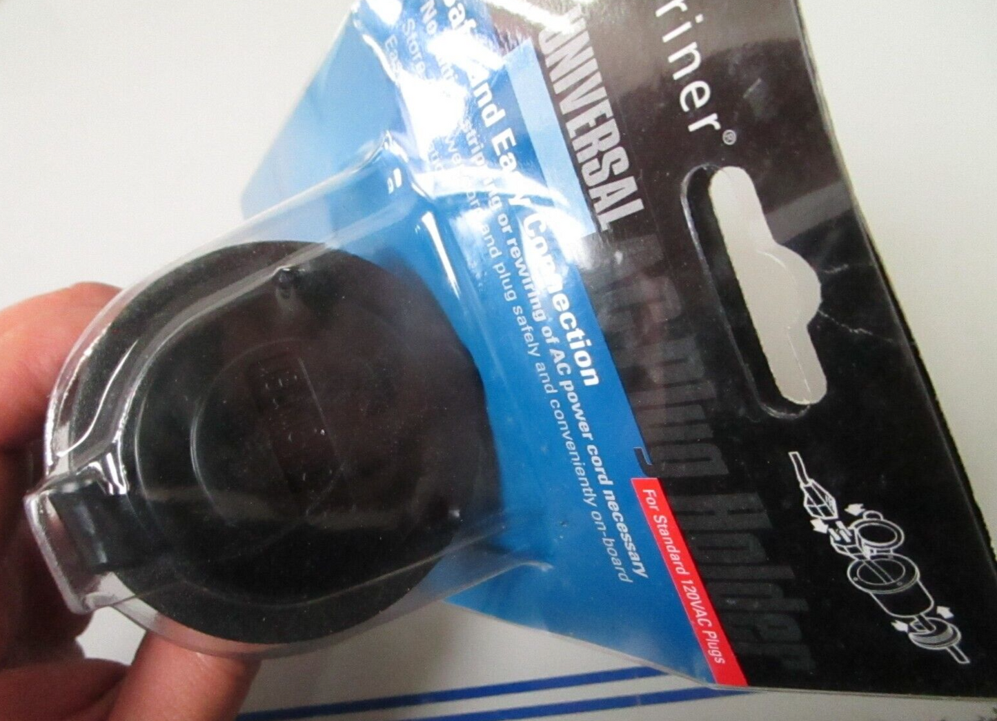 *NEW* 0810 ProMariner Universal AC Plug Holder 51202