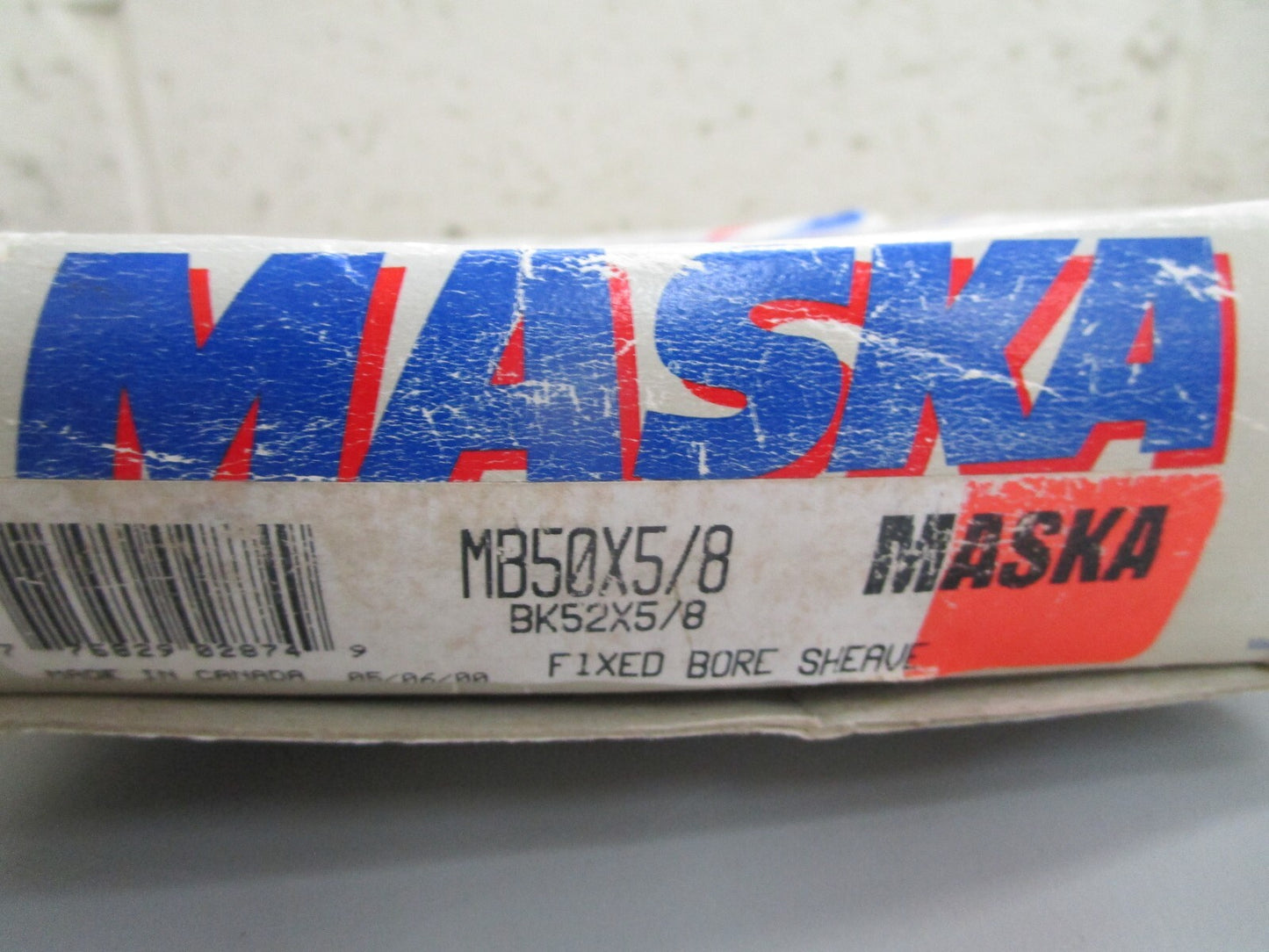 *NEW* 0820 Maska Fixed Bore Sheave MB50X5/8