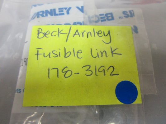 *NEW* 0720 Beck Arnley Fusible Link 178-3192