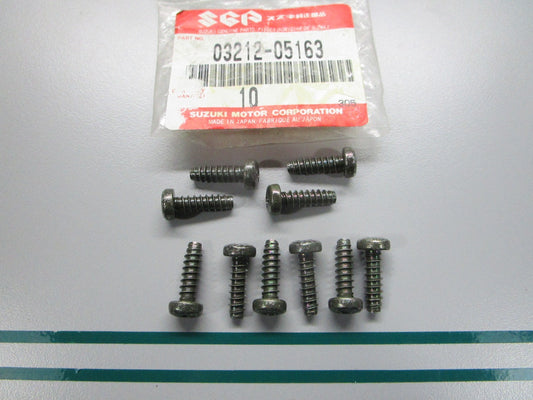 NEW OEM (LOT OF 10) 03212-05163 Suzuki Screw 0810