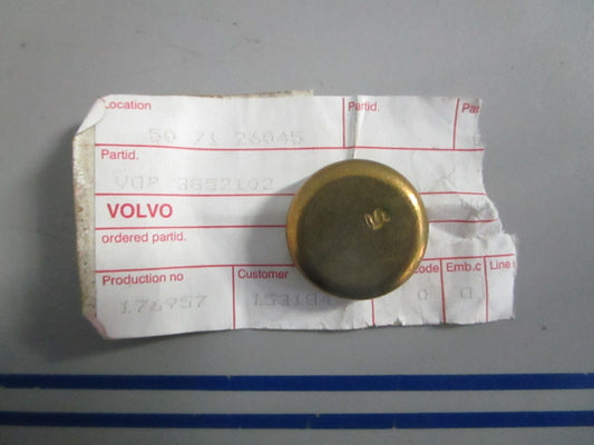NEW OEM 3852102 Volvo Penta Core Plug 0820