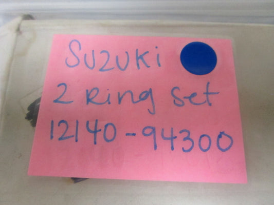 *NEW OEM* 0810 Suzuki 2 Ring Set 12140-94300