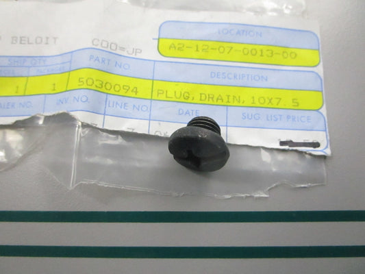 NEW OEM 5030094 OMC Johnson Evinrude Drain Plug 0810