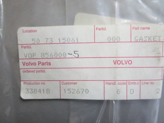 *NEW OEM* 0770 Volvo Penta Gasket 856000