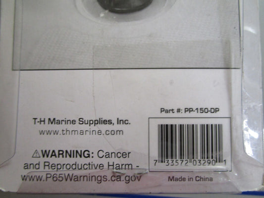*NEW* 0810 T-H Marine Push In Drain Plug PP-150-DP
