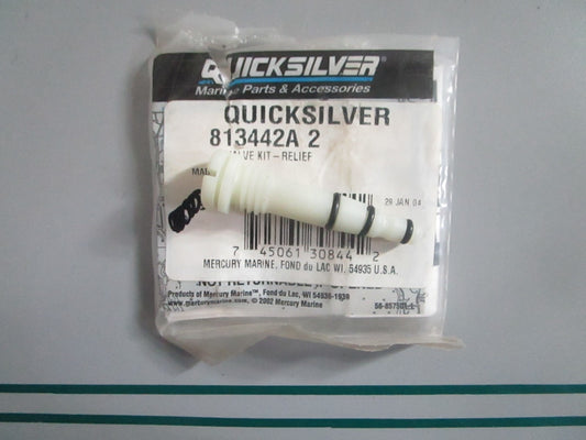 NEW OEM 813442A2 Mercury Quicksilver Relief Valve Kit 0820
