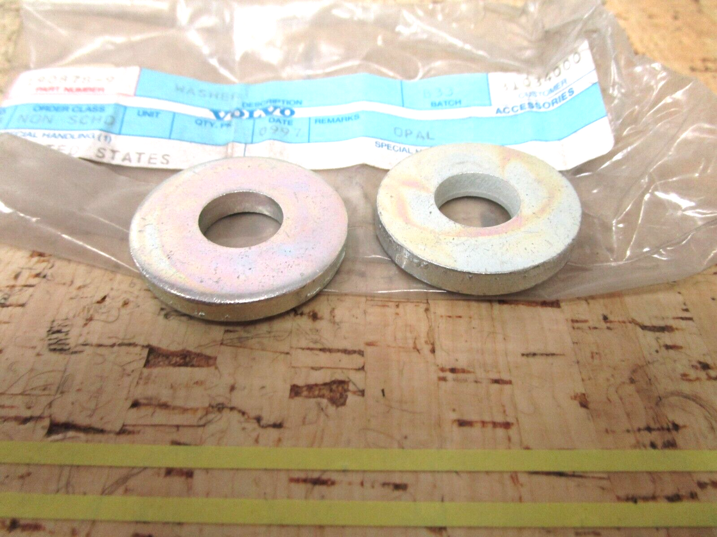 *NEW OEM* (LOT OF 2) 0750 Volvo Penta WASHER 190878