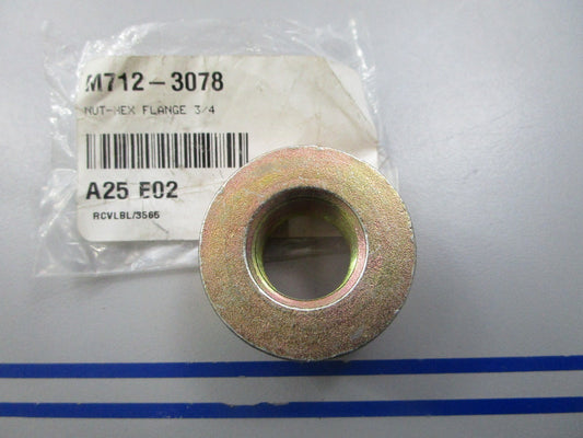 NEW OEM 712-3078 MTD Flange Nut 0810