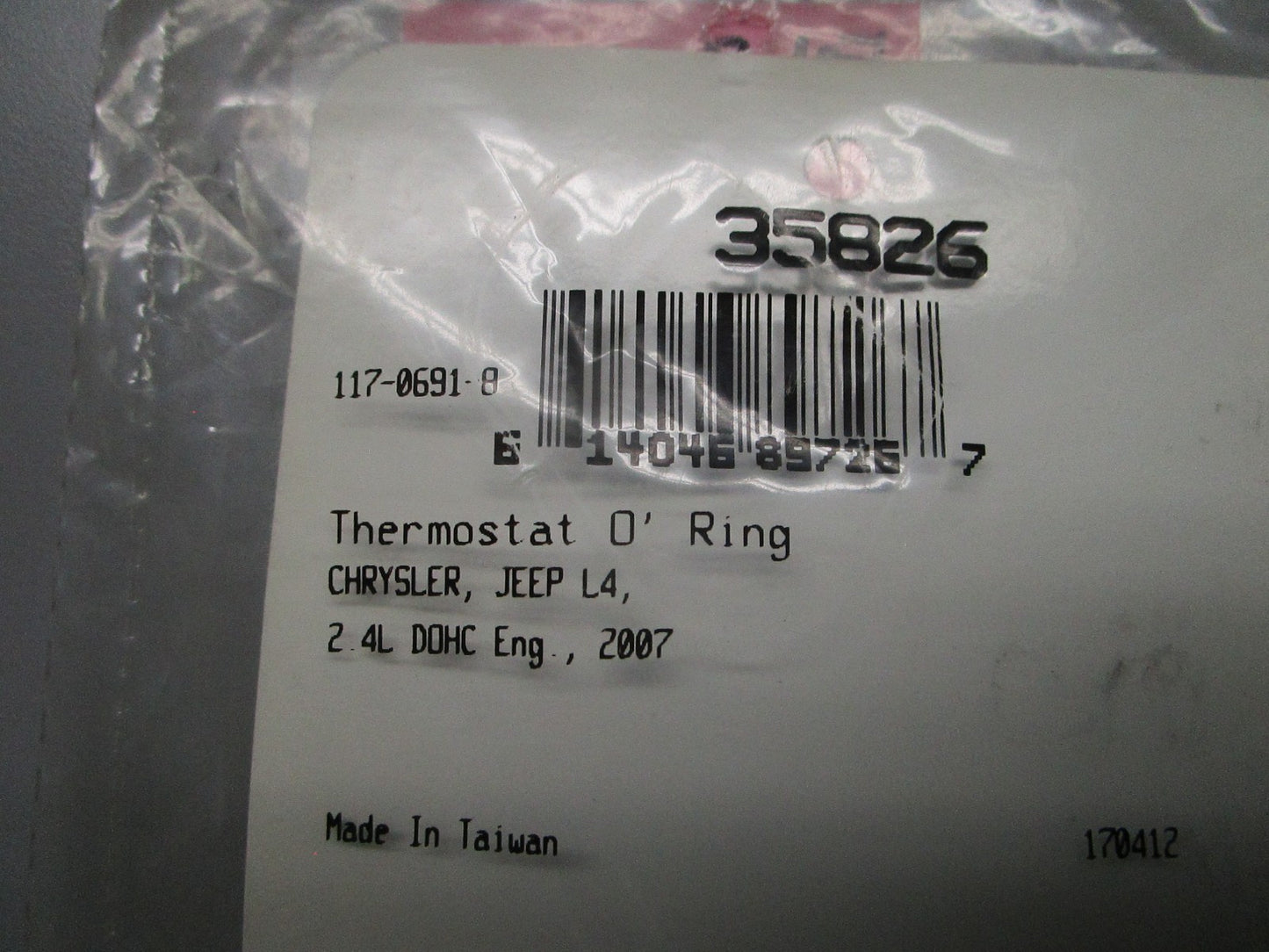 *NEW* 0810 Fel-Pro Thermostat O-Ring 35826 For: Chrysler