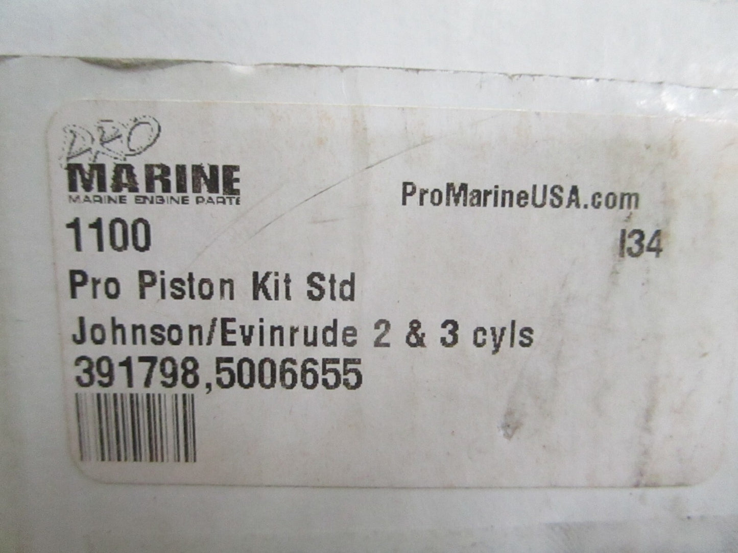 *NEW* 0820 Pro Marine Piston Kit 1100 Rep: 391798 5006655