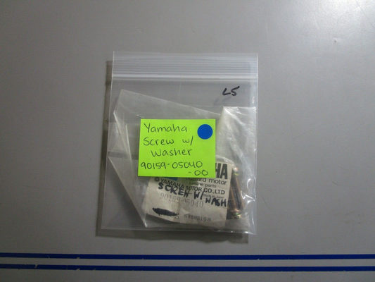 *NEW OEM* (LOT OF 5) 0770 Yamaha Screw W/ Washer 90159-05040-00