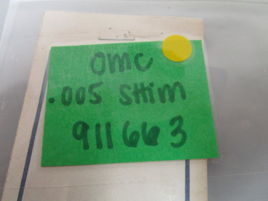 *NEW OEM* (LOT OF 3) 0810 OMC Johnson Evinrude .005 Shim 911663 0911663