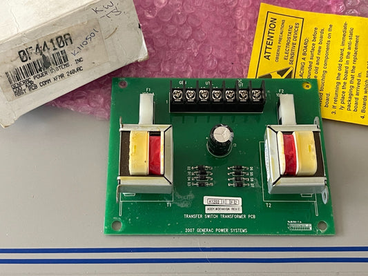 *NEW OEM* 0720 Generac 240VAC XFMR PCB COMM Board 0F4410A