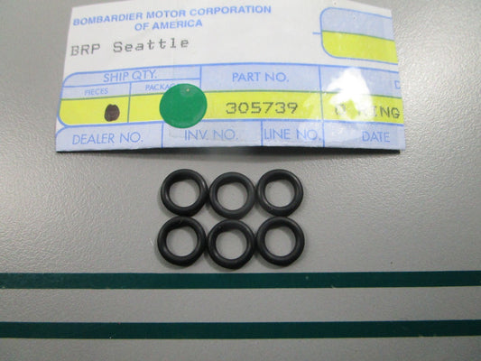 NEW OEM (LOT OF 6) 305739 0305739 OMC Johnson Evinrude O-Ring 0810