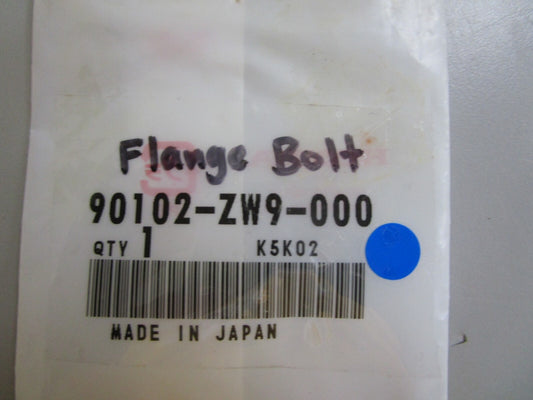 *NEW OEM* 0810 Honda Flange Bolt 90102-ZW9-000