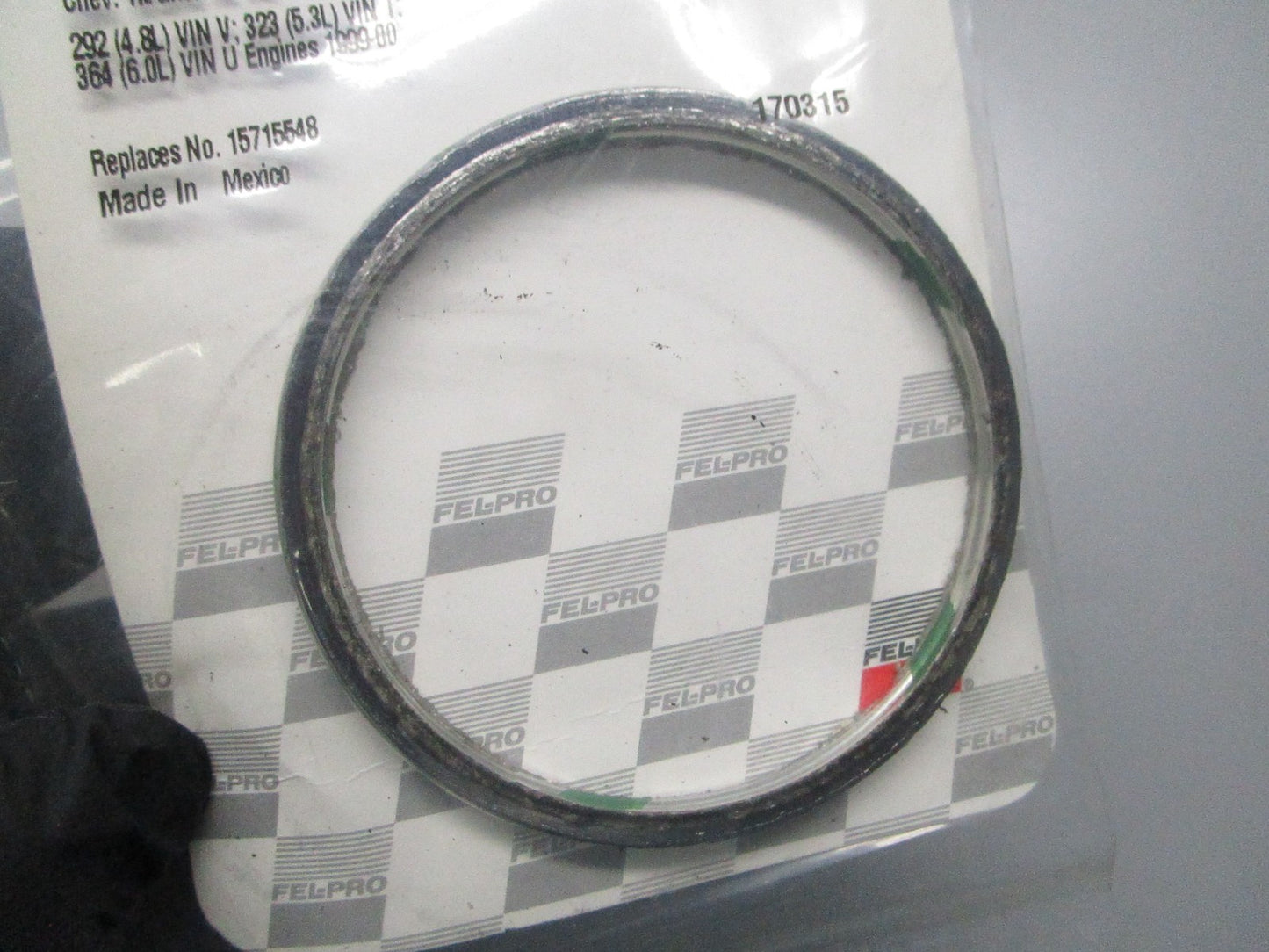 *NEW* 0810 Fel-Pro Exhaust Pipe Ring 61074 Replaces: 15715548