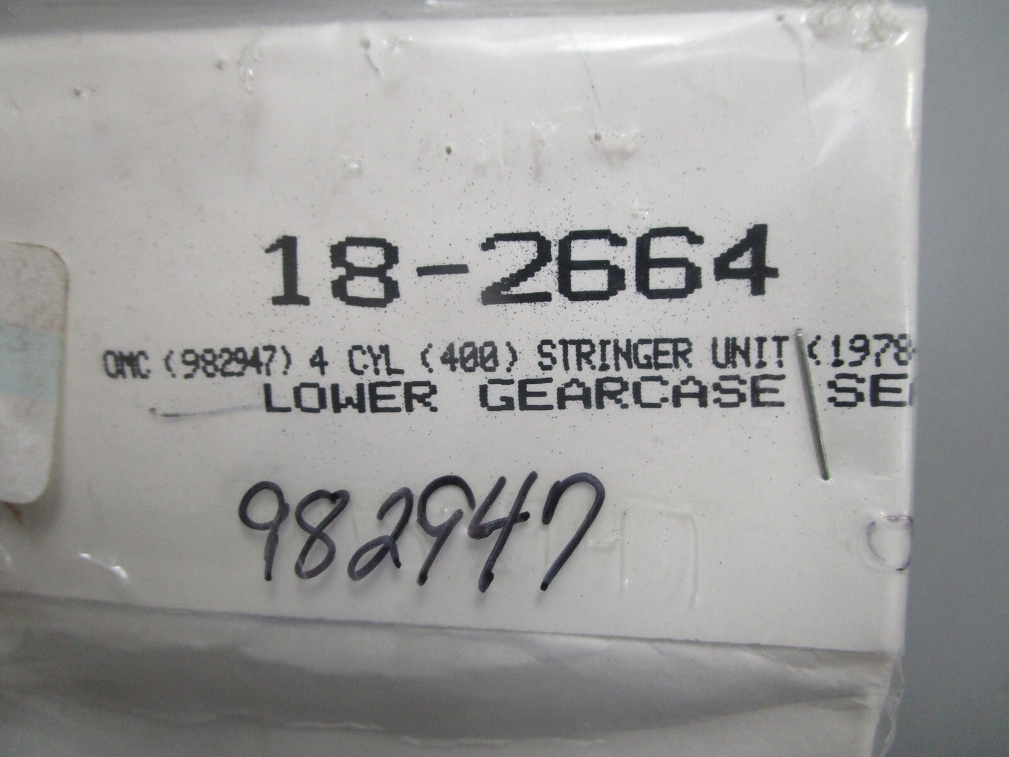 *NEW* 0820 Sierra Seal Kit 18-2664 Replaces: 982947