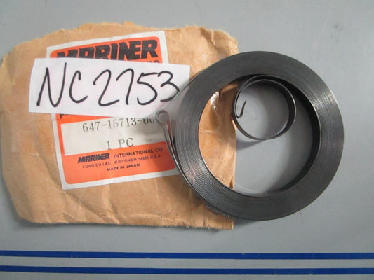 NEW OEM 647-15713-00-00 24-80457 Yamaha Mariner Starter Spring 0820