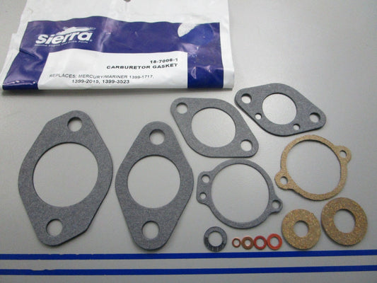 NEW 18-7006-1 Replaces: 1399-1717 1399-2015 Sierra Gasket Kit 0810