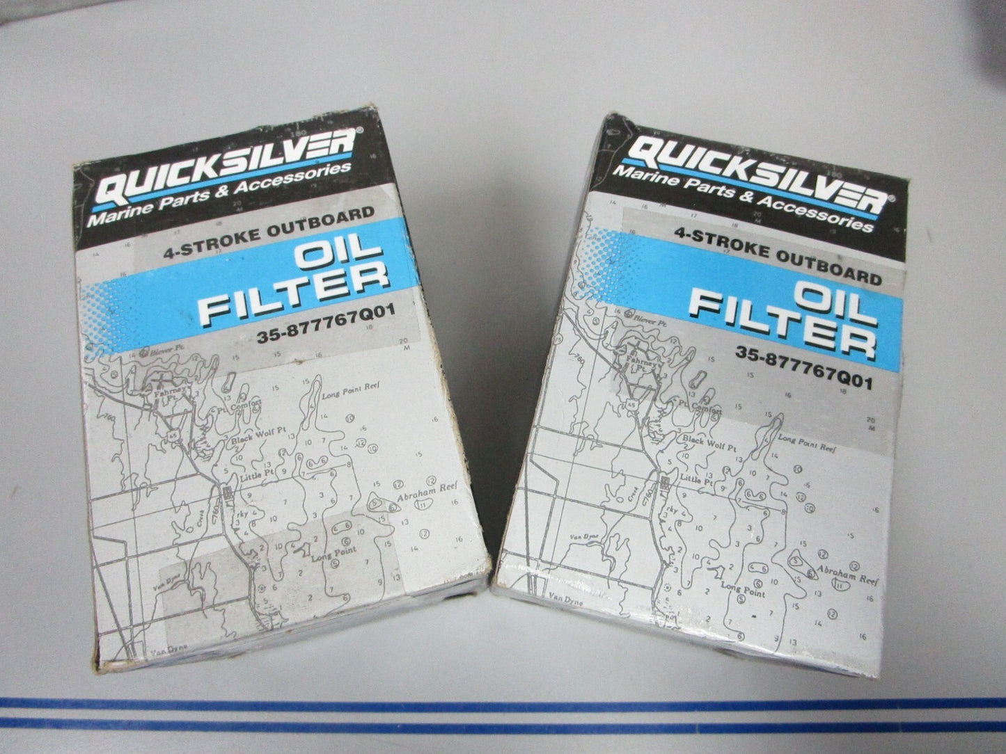 *NEW OEM* (LOT OF 2) 0720 Mercury Quicksilver Oil Filter 35-877767Q01