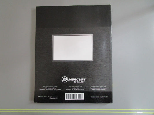 *NEW OEM* 0820 Mercury Quicksilver 5HP LPG Outboard Service Manual 90-8M0156927
