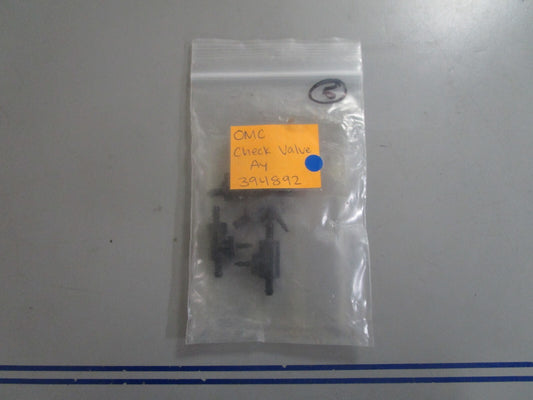 *NEW OEM* 0810 OMC Johnson Evinrude Check Valve Assembly 394892 0394892