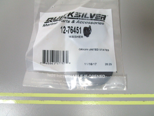 *NEW OEM* (LOT OF 2) 0750 Mercury Quicksilver DIAPHRAGM WASHER 76451  12-76451
