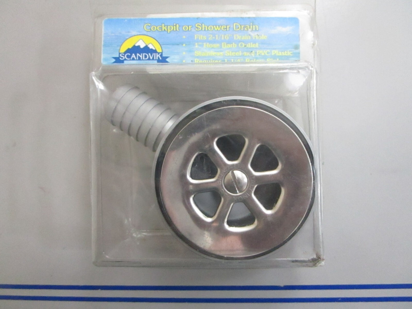 *NEW* 0820 Scandvik Cockpit or Shower Drain PF250S