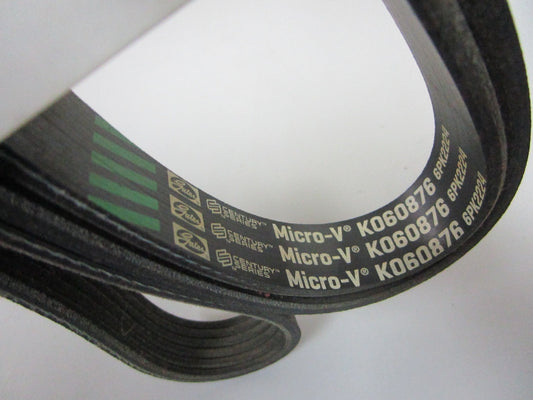 NEW K060876 Gates Micro-V Green Stripe 13/16" x 88 ⅛" Serpentine Belt 0720