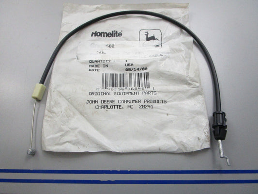 NEW OEM 06603A John Deere Homelite Throttle Cable 0810